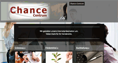 Desktop Screenshot of chance-centrum.de